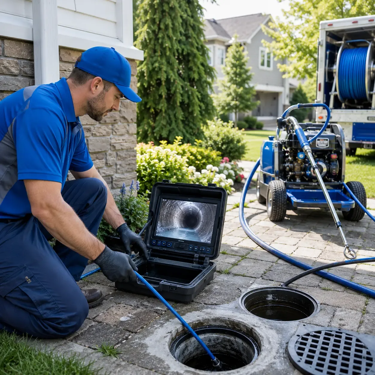 Outdoor drain cleaning professionals serving Manistique, MI
