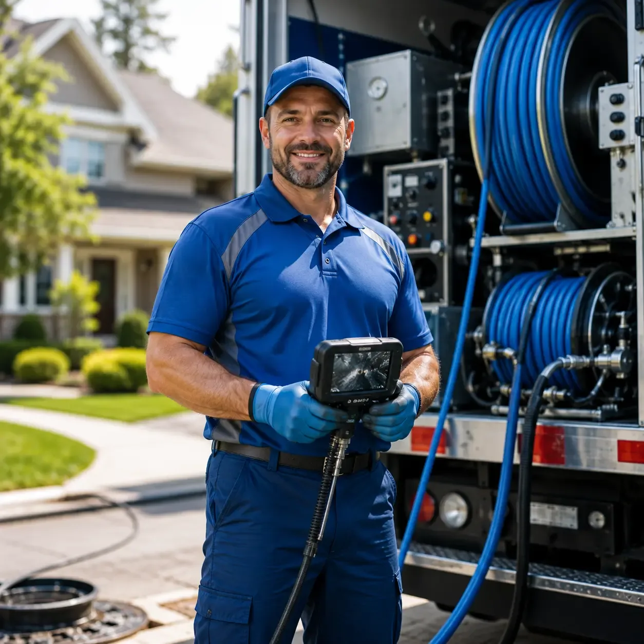 Local outdoor drain cleaning specialists in Manistique, MI